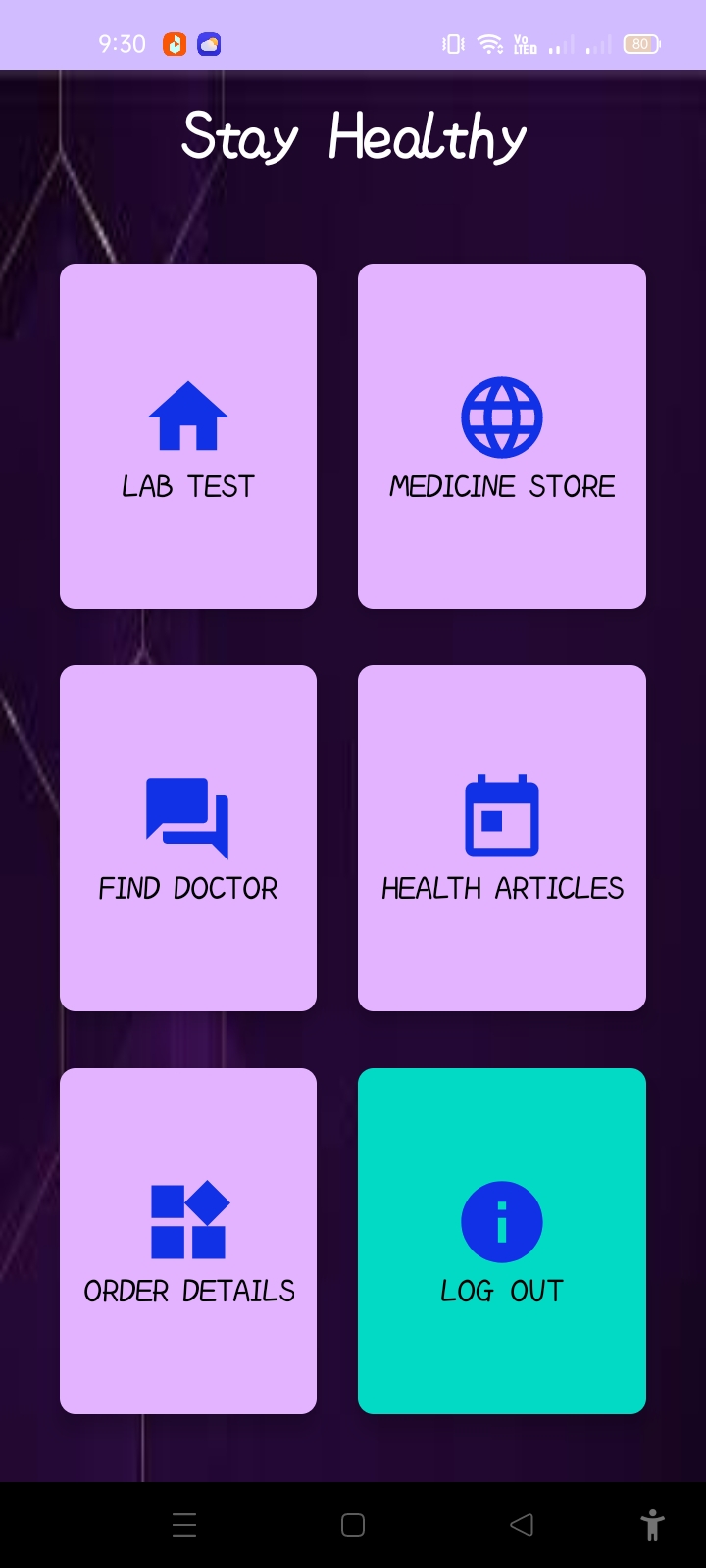 Healthcare Android App